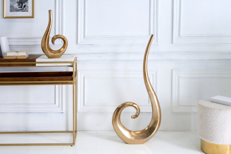 Vază WAVE XL 106 cm aluminiu auriu [2]