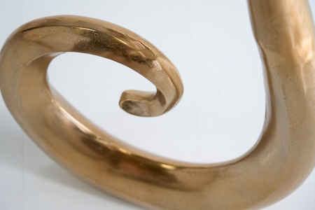 Vază WAVE XL 106 cm aluminiu auriu [6]