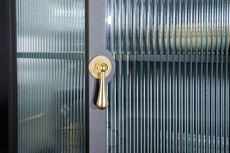 Vitrina AMSTERDAM neagra, 160 cm [8]