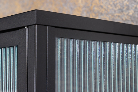 Vitrina AMSTERDAM neagra, 160 cm [9]