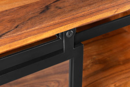 Vitrina HERITAGE din lemn de salcam si metal, 160 cm [6]