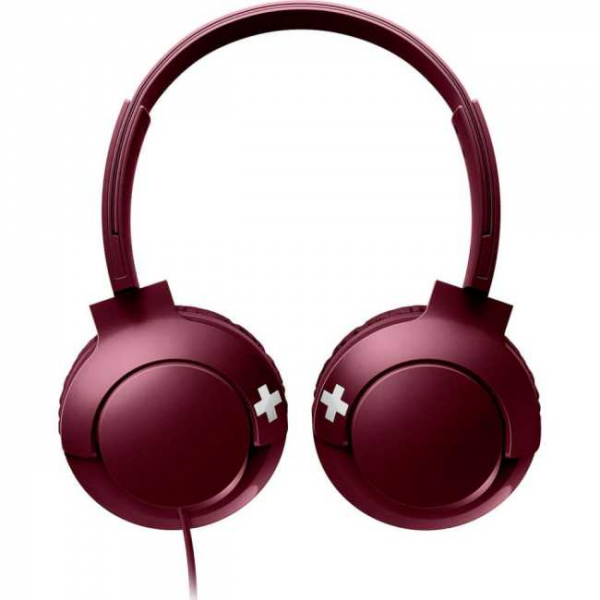 Casti Philips SHL3075RD/00, BASS+ , On-Ear, Rosu [2]