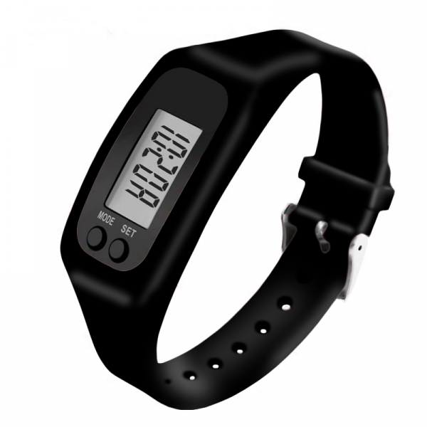 Bratara fitness ultra usoara Optimus AT  X01 pedometru, distanta, calorii, ceas, negru [2]