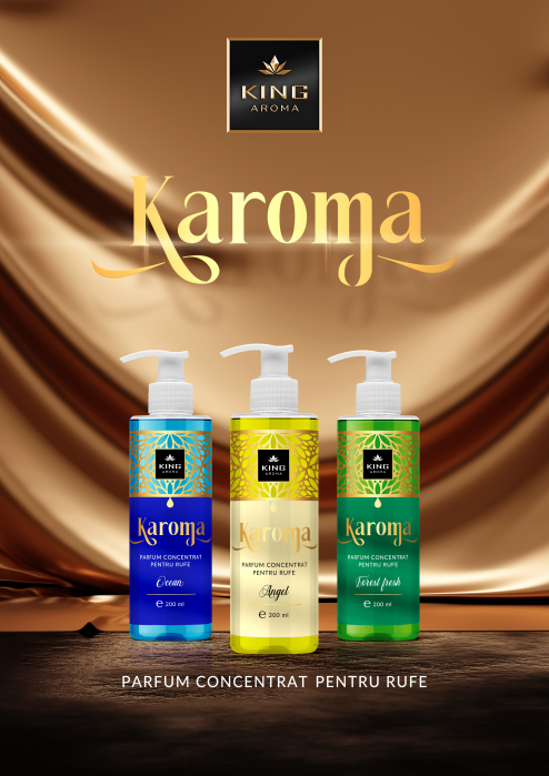 Parfum concentrat pentru rufe KAROMA - Ocean, 200 ml [3]