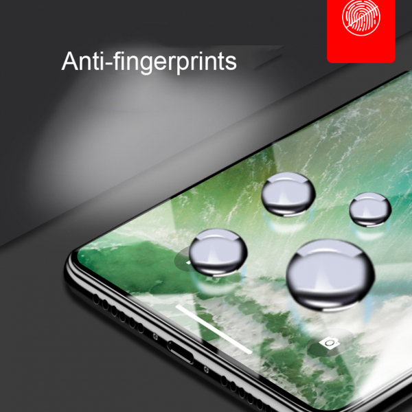 Folie protectie ecran 5D de sticla duritate 9H, antiamprenta pentru Iphone X [2]