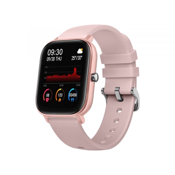 Ceas inteligent (smartwatch) Optimus AT P8 ecran cu touch 1.4 inch color HD, smartwatch, moduri sport, pedometru, puls, notificari, pink [1]
