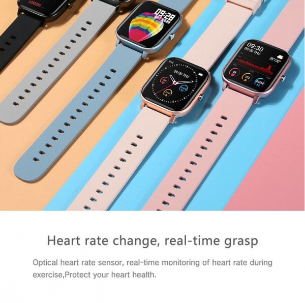 Ceas inteligent (smartwatch) Optimus AT P8 ecran cu touch 1.4 inch color HD, smartwatch, moduri sport, pedometru, puls, notificari, portocaliu [3]