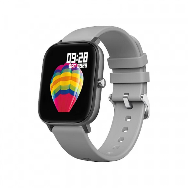 Ceas inteligent (smartwatch)  Optimus AT P8 ecran cu touch 1.4 inch color HD, smartwatch, moduri sport, pedometru, puls, notificari, grey [1]