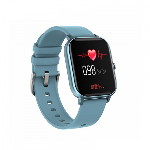 Ceas inteligent (smartwatch) Optimus AT P8 ecran cu touch 1.4 inch color HD, moduri sport, pedometru, puls, notificari, blue [2]