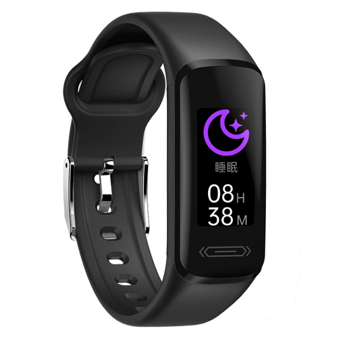 Bratara fitness Optimus AT V101, rezistenta la IP68, autonomie marita, functii multiple, neagra [3]