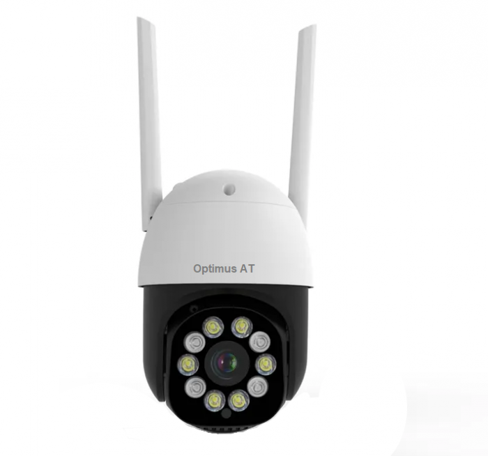 Camera supraveghere exterior IP WIFI Optimus AT AP-60 2.0 mpx fullHD 1920*1080P, comunicare bidirectionala, night vision, cloud aplicatie telefon [2]