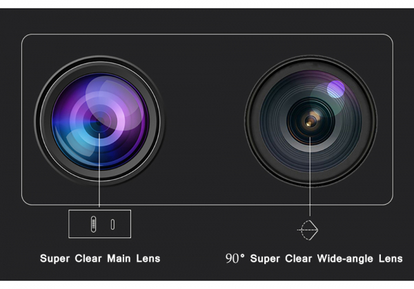 Camera supraveghere interior / exterior cu 2 lentile Optimus AT 9128-2 fullHD 2 mp comunicare bidirectionala, vedere noctura, aplicatie telefon [4]