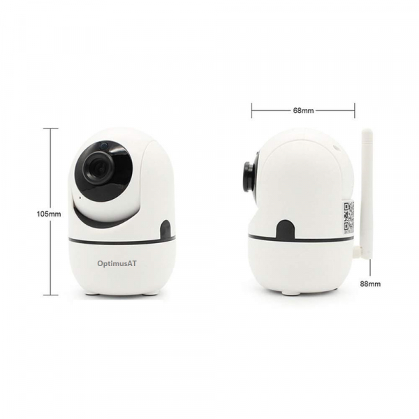 Pachet Camera cu card 32GB model 288-2 fullHD 1920*1080P 2 mp comunicare bidirectionala, functie de auto urmarire subiect, night vision, aplicatie telefon [7]
