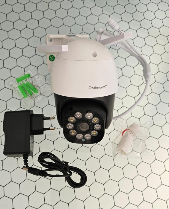 Camera supraveghere exterior IP WIFI Optimus AT AP-60 2.0 mpx fullHD 1920*1080P, comunicare bidirectionala, night vision, cloud aplicatie telefon [10]