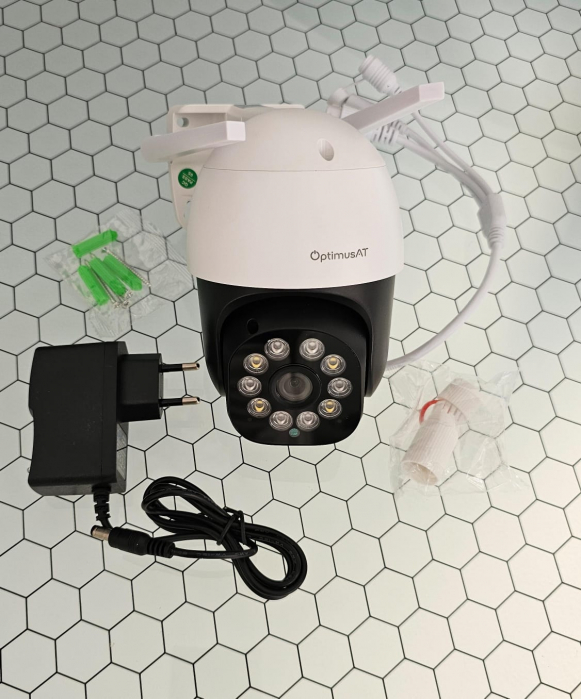Camera supraveghere exterior IP WIFI Optimus AT AP-60 2.0 mpx fullHD 1920*1080P, comunicare bidirectionala, night vision, cloud aplicatie telefon [8]
