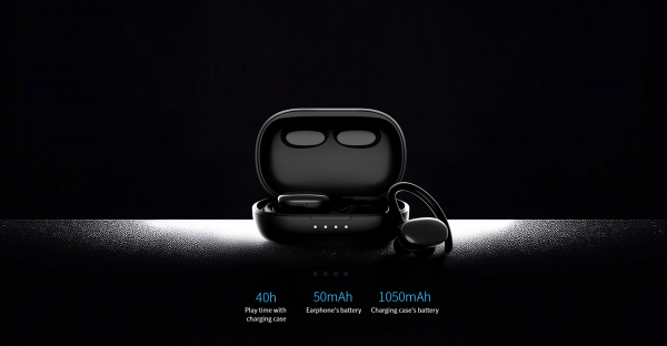 Casti bluetooth 5.0 Hi-Fi TWS MiFa X12 fara fir (wireless), control audio, handsfree, rezistente la apa IPX7, black [5]