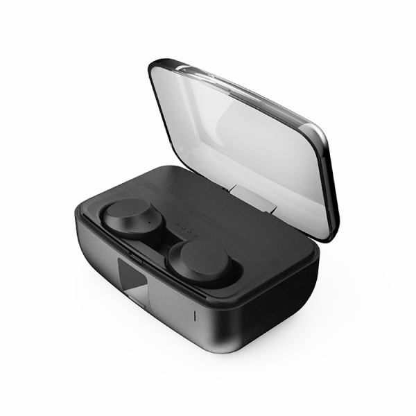 Casti bluetooth TWS Optimus AT C3 fara fir (wireless), senzori tactili, control audio, handsfree, rezistente la apa IPX4, black [5]