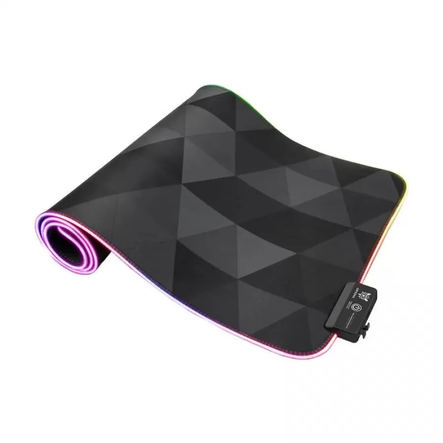 Mousepad Gaming Onikuma MP006 RGB, Alimentare Type-C, 800x300mm, Negru [3]