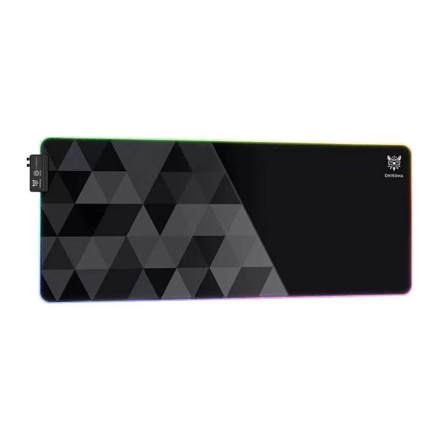Mousepad Gaming Onikuma MP006 RGB, Alimentare Type-C, 800x300mm, Negru [5]