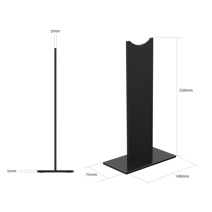 Suport Casti Gaming ONIKUMA ST1 Negru – Stand Universal pentru Casti, Baza Antiderapanta, Design Elegant [5]
