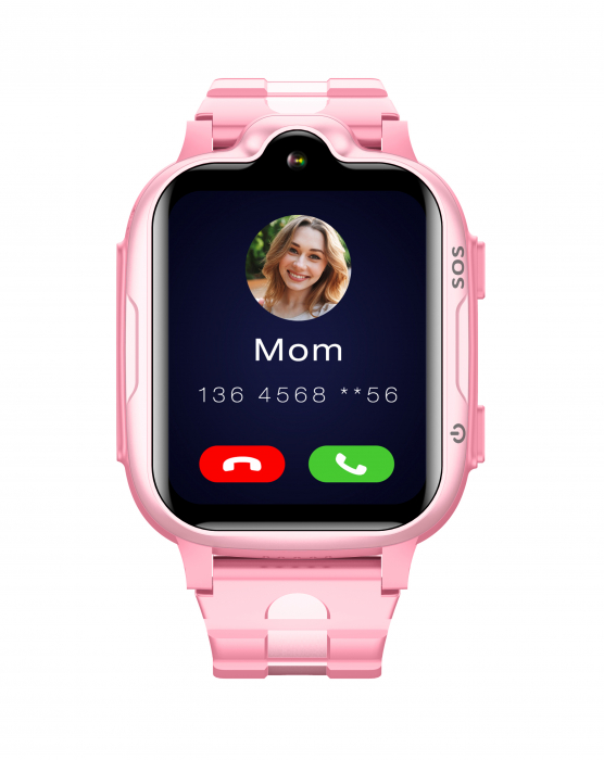 Ceas inteligent FG52 roz 1.69 inch (smartwatch) pentru copii Optimus AT cu localizare prin GPS, apelare video, camera, buton SOS, perimetru pink [2]