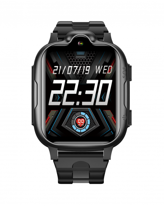 Ceas inteligent FG52 negru 1.69 inch (smartwatch) pentru copii Optimus AT cu localizare prin GPS, apelare video, camera, buton SOS, perimetru negru [2]