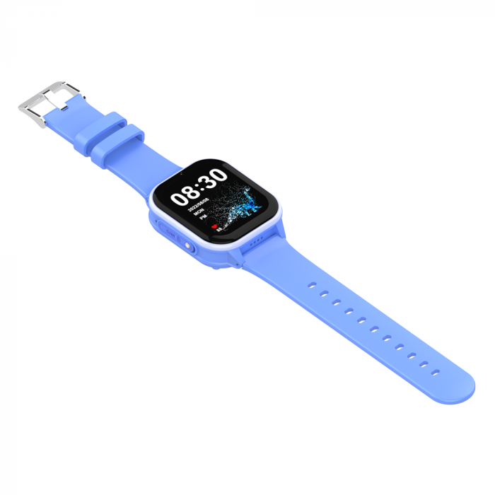 FG59 Ceas cu Android 8.1, ecran 1.85 inch pentru copii Optimus AT cu localizare prin GPS, apelare video, camera, buton SOS, perimetru, (smartwatch), blue [7]
