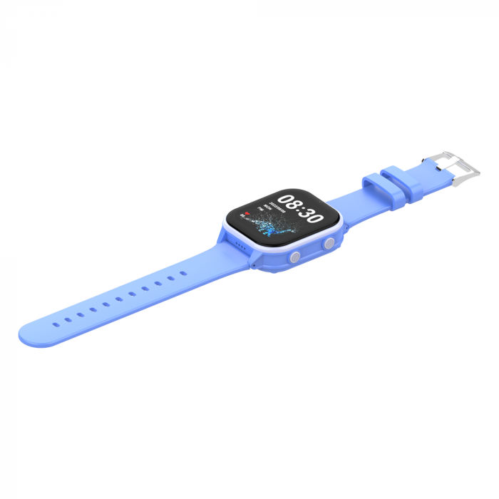 FG59 Ceas cu Android 8.1, ecran 1.85 inch pentru copii Optimus AT cu localizare prin GPS, apelare video, camera, buton SOS, perimetru, (smartwatch), blue [6]