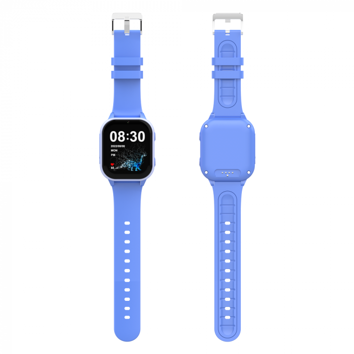 FG59 Ceas cu Android 8.1, ecran 1.85 inch pentru copii Optimus AT cu localizare prin GPS, apelare video, camera, buton SOS, perimetru, (smartwatch), blue [8]