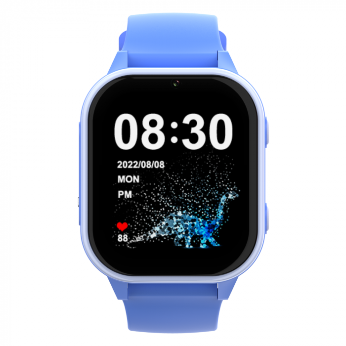 FG59 Ceas cu Android 8.1, ecran 1.85 inch pentru copii Optimus AT cu localizare prin GPS, apelare video, camera, buton SOS, perimetru, (smartwatch), blue [2]