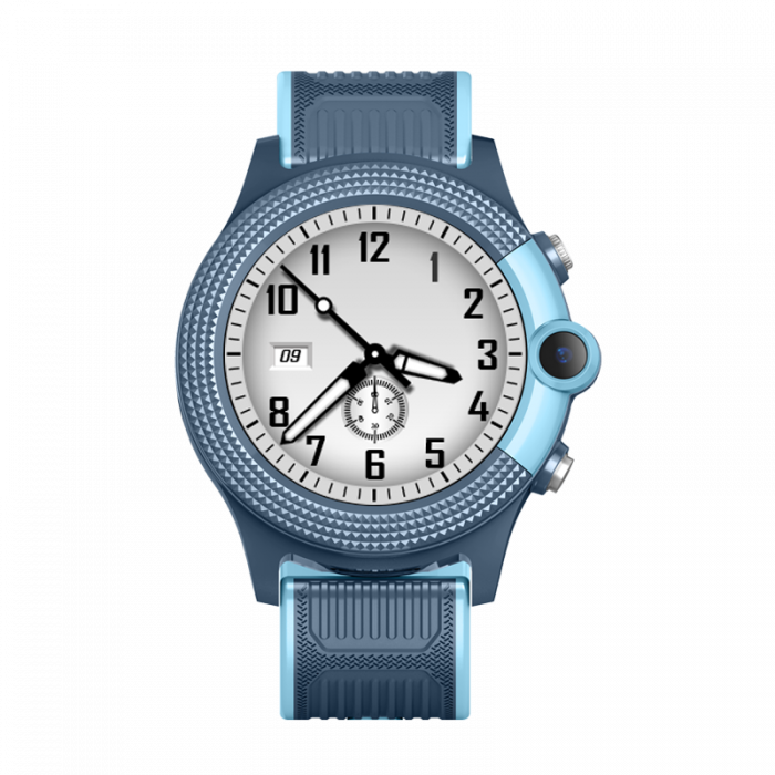 Ceas inteligent (smartwatch) Optimus AT FG58 cu GPS si apelare video Dispozitivul permite supravegherea de la distanta a copiilor prin intermediul antenei GPS incorporate de inalta precizie. Dispune de un afisaj cu un contrast foarte bun, de tip tactil de 1.28 inch de inalta fidelitate (HD) cu o rezolutie cu 240 x 240 pixeli.  Ecranul este protejat de un geam rezistent la zgarieturi.   Conexiune Functioneaza pe baza de cartela SIM. Aceasta nefiind inclusa. Poate fi utilizat conectat la aplicatia dedicata, sau independent, asemenea unui telefon mobil. Instalati o cartela SIM fara cod PIN, porniti ceasul, asteptati logarea in retea, si puteti incepe sa initiati sau sa primiti apeluri. Utilizeaza tehnologia 3G/4G ceea ce ii permite sa efectueze apeluri audio dar si video.  Aplicatie telefon Descarcati gratuit din magazinul Play (Android) sau App Store (iOs Apple iPhone) aplicatia SeTracker2. Aplicatia este in limbra engleza. Creati un cont nou pentru a putea sincroniza telefonul dvs. cu ceasul inteligent FG58.   Incarcare Incarcarea bateriei de 500mAh se face cu ajutorului cablului USB prevazut cu conector tip suport ce asigura o prindere rapida si ferma. O incarcare completa dureaza aproximativ 1,5 ore si asigura o autonomie aproximativa de 2-3 zile.    Materiale Este confectionata din materiale moi, placute la atingere, testate impotriva alergiilor.  Bratara este acoperita cu un invelis rezistent la lovituri si zgarieturi.  Functii  Pozitionare precisa cu ajutorul GPS + WiFi + LBS  Efectuarea de fotografii de la distanta Microfon spion pentru monitorizare. Poti asculta oricand sunetele din jurul copilului fara ca el sa-si dea seama Buton SOS pentru urgente ce trebuie apasat continuu timp de 3 secunde. Lanseaza un apel telefonic catre gardian, trimite o alerta in aplicatie si arata pozitia pe harta. Ceasul va suna in 3 cicluri la cele 3 numere de urgenta setate pana primeste raspuns. Comunicare bidirectionala. Un mic telefon chiar la mana micutului tau. Va puteti auzi si vorbi ori de cate ori este necesar. Camera foto Perimetru de siguranta. Daca este depasit aplicatia va alerteaza pe telefon. Mesaje vocale si text. Copilul poate trimite scurte mesaje vocale catre parinti si poate primi mesaje vocale si text de la acestia. Foarte util cand o convorbire telefonica nu este necesara. Aceasta functie nu consuma credit ci doar date mobile. Agenda cu 10 numere de telefon care pot suna si care pot fi apelate. History. Cand vrei sa vezi traseul pe tot parcursul zilei poti utiliza aceasta functie Alerta baterie descarcata. Pedometru Functia “nu deranja”. Ceasul poate fi setat sa nu poata primi apeluri. Oprire de la distanta.  Precizie localizare prin GPS in camp deschis 5-10 metri Precizie localizare prin LBS in camp deschis intre 100-500 metri [4]