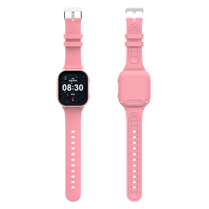 FG59 ceas cu Android, ecran 1.85 inch pentru copii Optimus AT cu localizare prin GPS, apelare video, camera, buton SOS, perimetru, (smartwatch), roz [8]