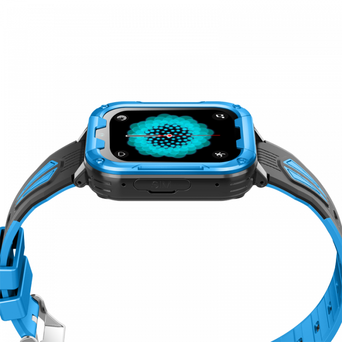 FG62 Ceas cu Android 8.1, ecran 1.85 inch pentru copii Optimus AT cu localizare prin GPS, apelare video, camera, buton SOS, perimetru, (smartwatch), blue [7]