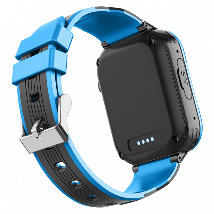FG62 Ceas cu Android 8.1, ecran 1.85 inch pentru copii Optimus AT cu localizare prin GPS, apelare video, camera, buton SOS, perimetru, (smartwatch), blue [8]