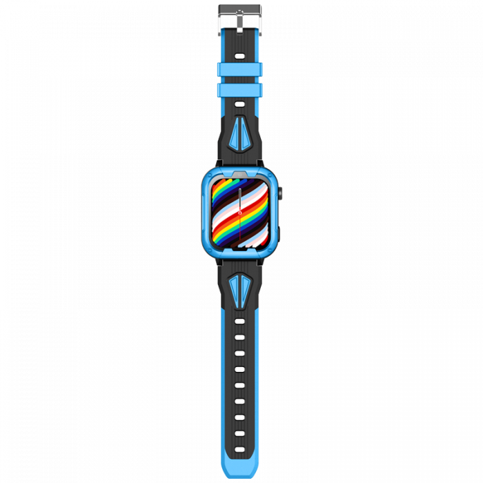 FG62 Ceas cu Android 8.1, ecran 1.85 inch pentru copii Optimus AT cu localizare prin GPS, apelare video, camera, buton SOS, perimetru, (smartwatch), blue [5]