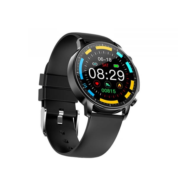 Ceas inteligent (smartwatch) Optimus AT V23 ecran cu touch 1.3 inch color HD, moduri sport, pedometru, puls, notificari, black [2]