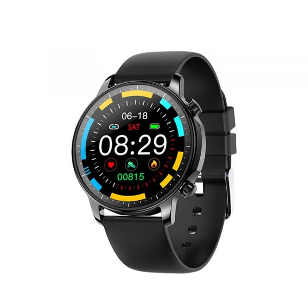 Ceas inteligent (smartwatch) Optimus AT V23 ecran cu touch 1.3 inch color HD, moduri sport, pedometru, puls, notificari, black [1]
