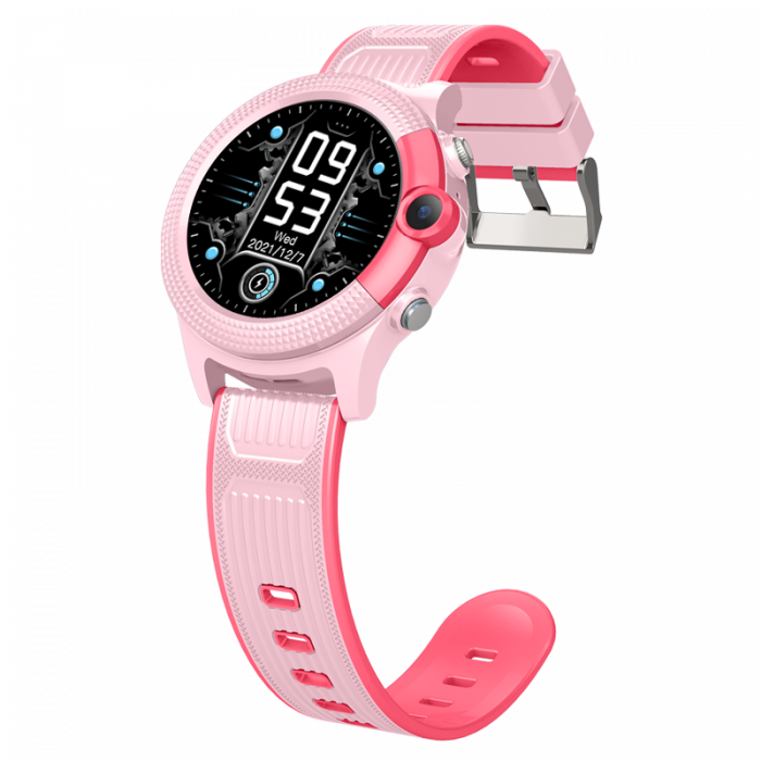 Ceas inteligent FG58 roz (smartwatch) pentru copii Optimus AT cu localizare prin GPS, ecran 1.28 inch, apelare video, camera, buton SOS, perimetru pink [8]