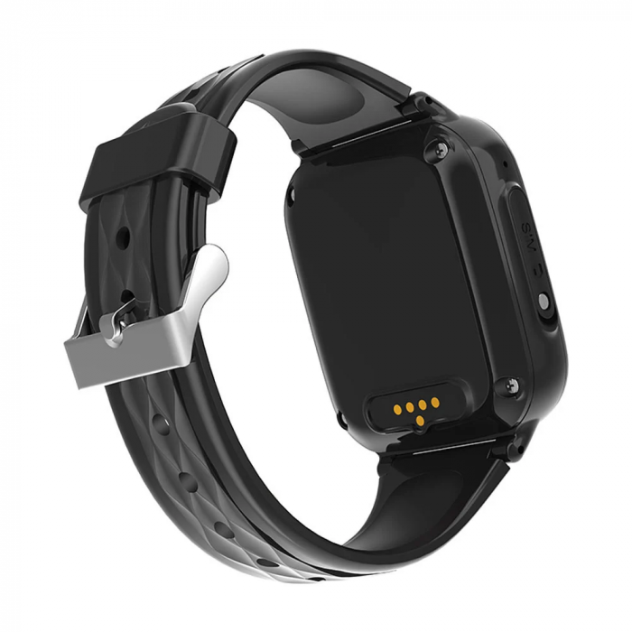 Ceas cu GPS si apelare video/audio pentru copii Optimus AT FG-07, ecran 1.4 inch, camera, buton SOS, perimetru, negru [2]