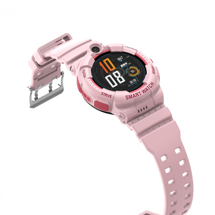 Ceas inteligent (smartwatch) pentru copii Optimus AT FG-31 cu localizare prin GPS, ecran 1.4 inch, apelare video, camera, buton SOS, perimetru pink [11]