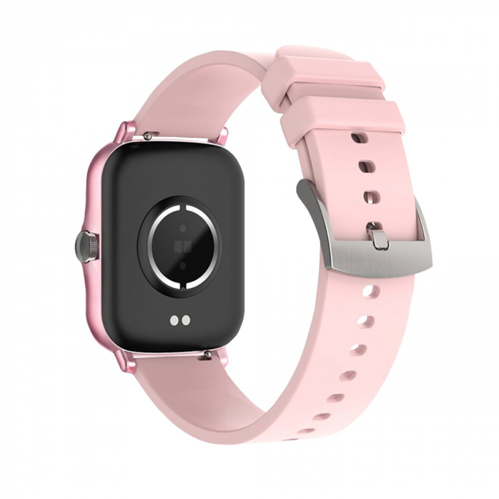 Ceas inteligent (smartwatch) Y20, IP67, ecran cu touch 1.7 inch color, moduri sport, pedometru, puls, notificari, pink [3]