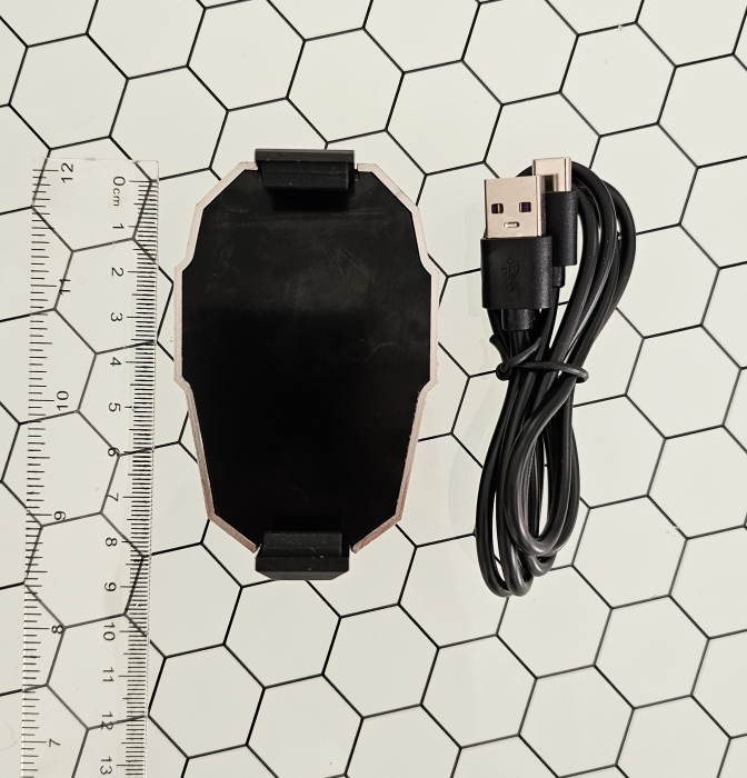 Cooler racire telefon D.Y. 20 cu mufa Type C, afisaj electronic temperatura, culoare Gun Metal [5]