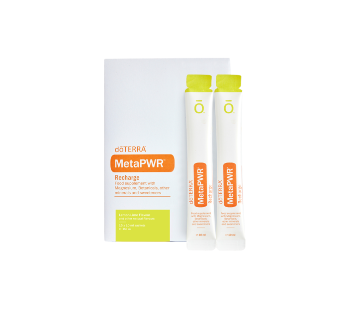 DōTerra MetaPWR™ Recharge 30 plicuri Supliment Alimentar Supliment alimentar cu magneziu, plante, alte minerale și îndulcitori [1]