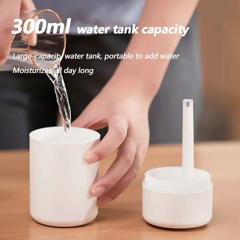 Difuzor aroma cu proiectie laser tip ploaie de lumini, 300 ml Optimus AT DQ120, roz [4]