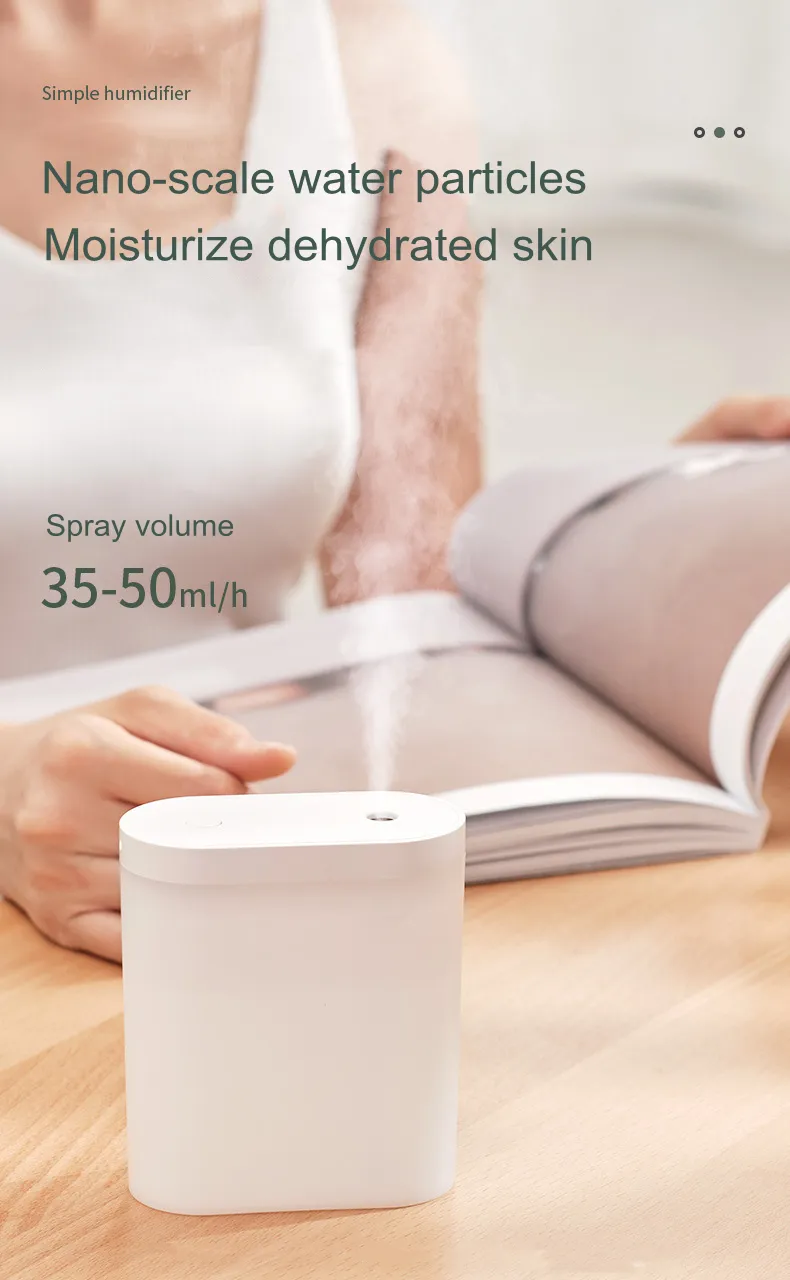 Difuzor aroma mini, cu lumina calda Optimus AT DQ127, capac negru [2]