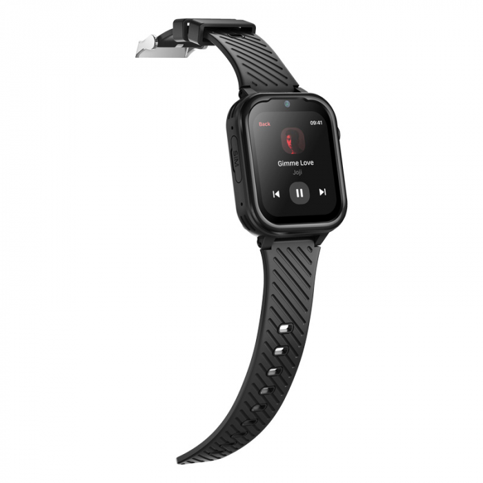 FG60 Ceas cu Android pentru copii, ecran 1.83 inch cu apelare audio, video, 4G, GPS, (smartwatch) negru [7]
