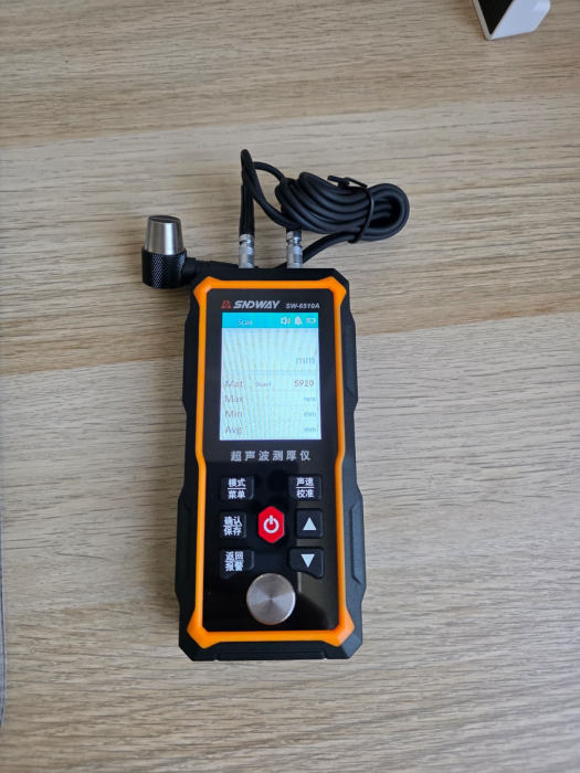 Aparat masurare grosime cu ultrasunete SNDWAY SW-6510A, 1-300mm, precizie ridicata, ecran color 2.4", baterie 2000mAh, Type-C, pentru metal, tevi si rezervoare [4]