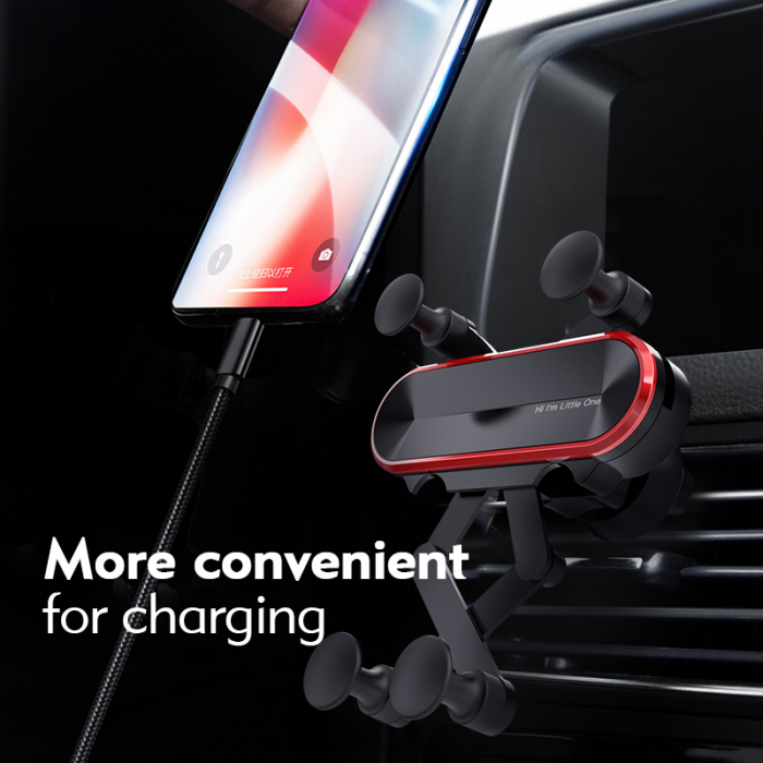 Suport auto pentru telefon tip gravity, S25 [3]