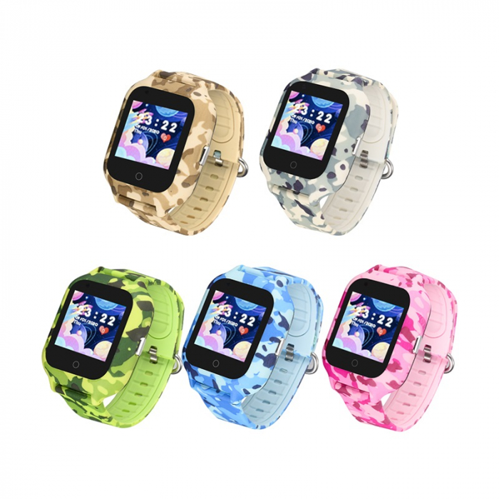 Ceas inteligent (smartwatch) pentru copii Optimus AT FG-15 cu localizare prin GPS, ecran 1.4 inch, apelare video, camera, buton SOS, perimetru pink [4]