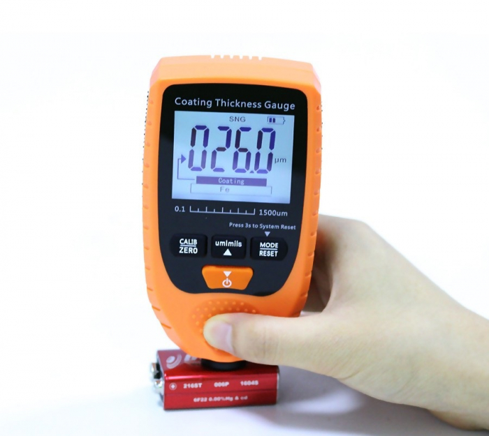 Tester profesional strat de vopsea - interval 0-1500 µm, precizie 3%+2µm, Optimus AT 998 [3]
